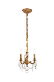 Mini Chandeliers Candle by Elegant Lighting ( 173 | 9103D10FG/RC Lillie ) 