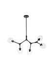 Large Chandeliers Glass Shade by Elegant Lighting ( 173 | 1712D42BK Cavoli ) 