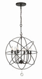 Mid. Chandeliers Sphere by Crystorama ( 60 | 9226-EB Solaris ) 