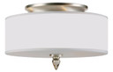 Semi-Flush Mts. Drum Shade by Crystorama ( 60 | 9503-SN Luxo ) 