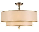 Semi-Flush Mts. Drum Shade by Crystorama ( 60 | 9507-AB_CEILING Luxo ) 