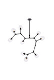 Large Chandeliers Glass Shade by Elegant Lighting ( 173 | 1712G79BK Cavoli ) 