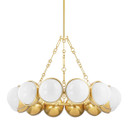 Large Chandeliers Glass Shade by Corbett Lighting ( 68 | 340-43-VPB Althea ) 