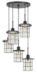 Pendants Multi-port/Cascade by Cal Lighting ( 225 | FX-2668-5P Silverton ) 