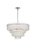 Mid. Chandeliers Glass Down by Elegant Lighting ( 173 | 1780D25C Emilia ) 