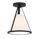 Semi-Flush Mts. Bowl Style by Crystorama ( 60 | FUL-900-BK_CEILING Fulton ) 