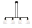 Linear/Island 4 Light + by Designers Fountain ( 43 | 95738-MB Westin ) 