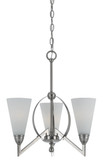Mini Chandeliers Glass Shade by Cal Lighting ( 225 | FX-3508/3 Canroe ) 