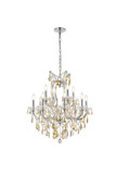 Mid. Chandeliers Candle by Elegant Lighting ( 173 | 2800D30GT-GT/RC Maria Theresa ) 