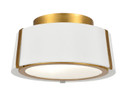 Semi-Flush Mts. Drum Shade by Crystorama ( 60 | FUL-903-GA Fulton ) 