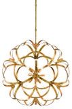 Large Chandeliers Sphere by Currey and Company ( 142 | 9000-0259 Sappho Gold Orb Chandelier ) 