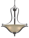Pendants Bowl Style by Cal Lighting ( 225 | FX-3530/1P Riverton ) 