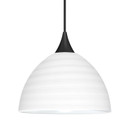 Mini Pendants Glass Down by Besa ( 74 | X-4679KR-BK Besa Brella Pendant ) 