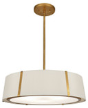Mid. Chandeliers Drum Shade by Crystorama ( 60 | FUL-907-GA Fulton ) 
