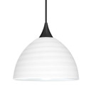 Mini Pendants Glass Down by Besa ( 74 | X-4679KR-LED-BK Besa Brella Pendant ) 