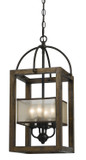 Foyer/Hall Lanterns Open Frame by Cal Lighting ( 225 | FX-3536/4 Mission ) 