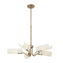 Mid. Chandeliers Glass Up by Designers Fountain ( 43 | D259M-5CH-OSB Manhasset ) 