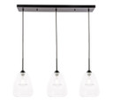 Linear/Island 3 Light Bar by Elegant Lighting ( 173 | LD5032D36BK Kason ) 