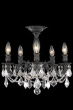 Semi-Flush Mts. Candle by Elegant Lighting ( 173 | 9205F18DB/RC Rosalia ) 