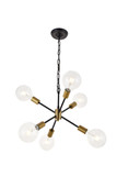 Pendants Starburst by Elegant Lighting ( 173 | LD5033D16BRB Nolan ) 