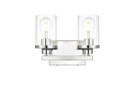 Bathroom Fixtures Two Lights by Elegant Lighting ( 173 | LD7316W12CH Saanvi ) 