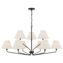 Large Chandeliers Candle by Capital Lighting ( 65 | 456691ES-713 Chadwick ) 
