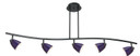 Semi-Flush Mts. Rail Kits by Cal Lighting ( 225 | SL-954-5-DB/BLS Serpentine ) 