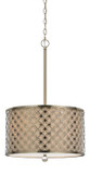 Pendants Drum Shade by Cal Lighting ( 225 | FX-3596-1P MYRTLE ) 