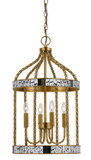 Foyer/Hall Lanterns Glass w/Frame by Cal Lighting ( 225 | FX-3599-4 GLENWOOD ) 