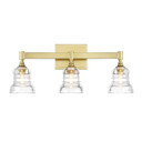 Bathroom Fixtures Three Lights by Crystorama ( 60 | GRG-1043-AG Gregory ) 