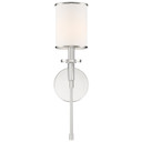 Sconces Single Candle by Crystorama ( 60 | HAT-471-PN Hatfield ) 