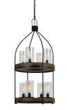 Foyer/Hall Lanterns Glass w/Frame by Cal Lighting ( 225 | FX-3614-8 CHARDON ) 
