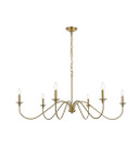 Large Chandeliers Candle by Elegant Lighting ( 173 | LD5056D48SG Rohan ) 