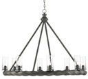 Large Chandeliers Glass Shade by Currey and Company ( 142 | 9000-0511 Orson Black Chandelier ) 