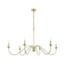 Large Chandeliers Candle by Elegant Lighting ( 173 | LD5056D54BR Rohan ) 