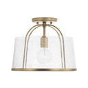 Semi-Flush Mts. Drum Shade by Capital Lighting ( 65 | 247011AD Madison ) 