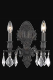 Sconces Double Candle by Elegant Lighting ( 173 | 9602W10DB/RC Monarch ) 