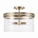 Semi-Flush Mts. Drum Shade by Capital Lighting ( 65 | 248741AD Fuller ) 
