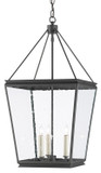 Foyer/Hall Lanterns Glass w/Frame by Currey and Company ( 142 | 9000-0550 Ellerman Iron Lantern ) 