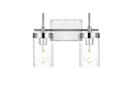 Bathroom Fixtures Two Lights by Elegant Lighting ( 173 | LD7319W14CH Benny ) 