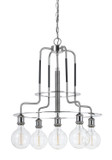 Mid. Chandeliers Glass Down by Cal Lighting ( 225 | FX-3652-5 ) 