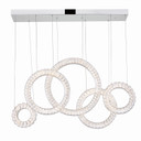 Linear/Island 4 Light + by CWI Lighting ( 401 | 1046P43-5-601-RC Celina ) 