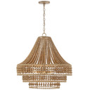 Mid. Chandeliers Empire/Basket by Crystorama ( 60 | SIL-B6006-BS Silas ) 