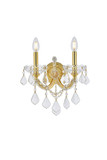 Sconces Double Candle by Elegant Lighting ( 173 | 2800W2G/RC Maria Theresa ) 