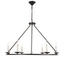 Large Chandeliers Candle by Elegant Lighting ( 173 | LD6010D36BK Maine ) 