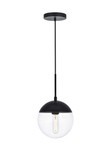 Mini Pendants Glass Down by Elegant Lighting ( 173 | LD6027BK Eclipse ) 