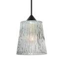 Mini Pendants Glass Down by Besa ( 74 | X-512500-BK Besa Nico 4 Pendant ) 