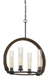Mid. Chandeliers Glass Up by Cal Lighting ( 225 | FX-3691-4 Sulmona ) 