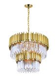 Mid. Chandeliers Glass Down by CWI Lighting ( 401 | 1112P32-12-169 Deco ) 