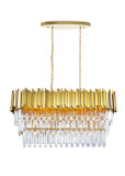 Linear/Island 4 Light + by CWI Lighting ( 401 | 1112P38-9-169 Deco ) 